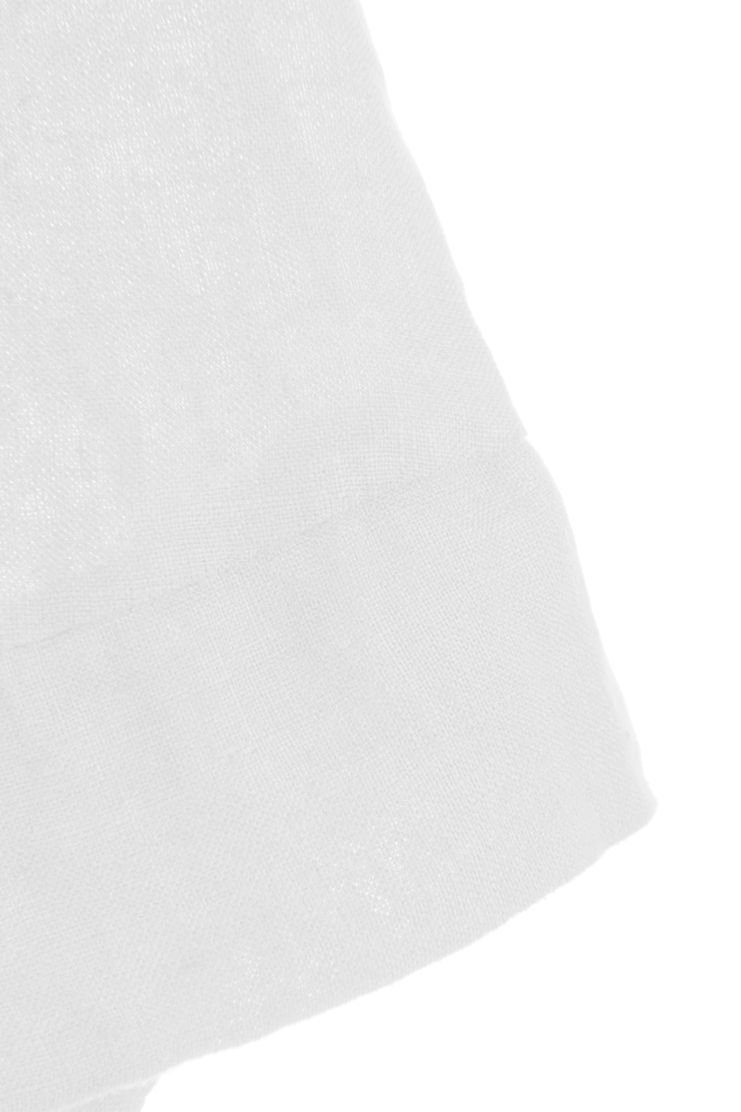 Twist Front Linen Crop Top