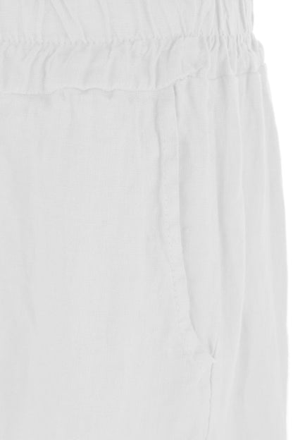 2 Pocket Barrel Leg Linen Trouser