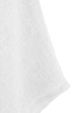 Load image into Gallery viewer, V Cutout Hem Linen Teabag Top
