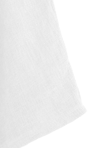Tiered Hopsack Linen Top