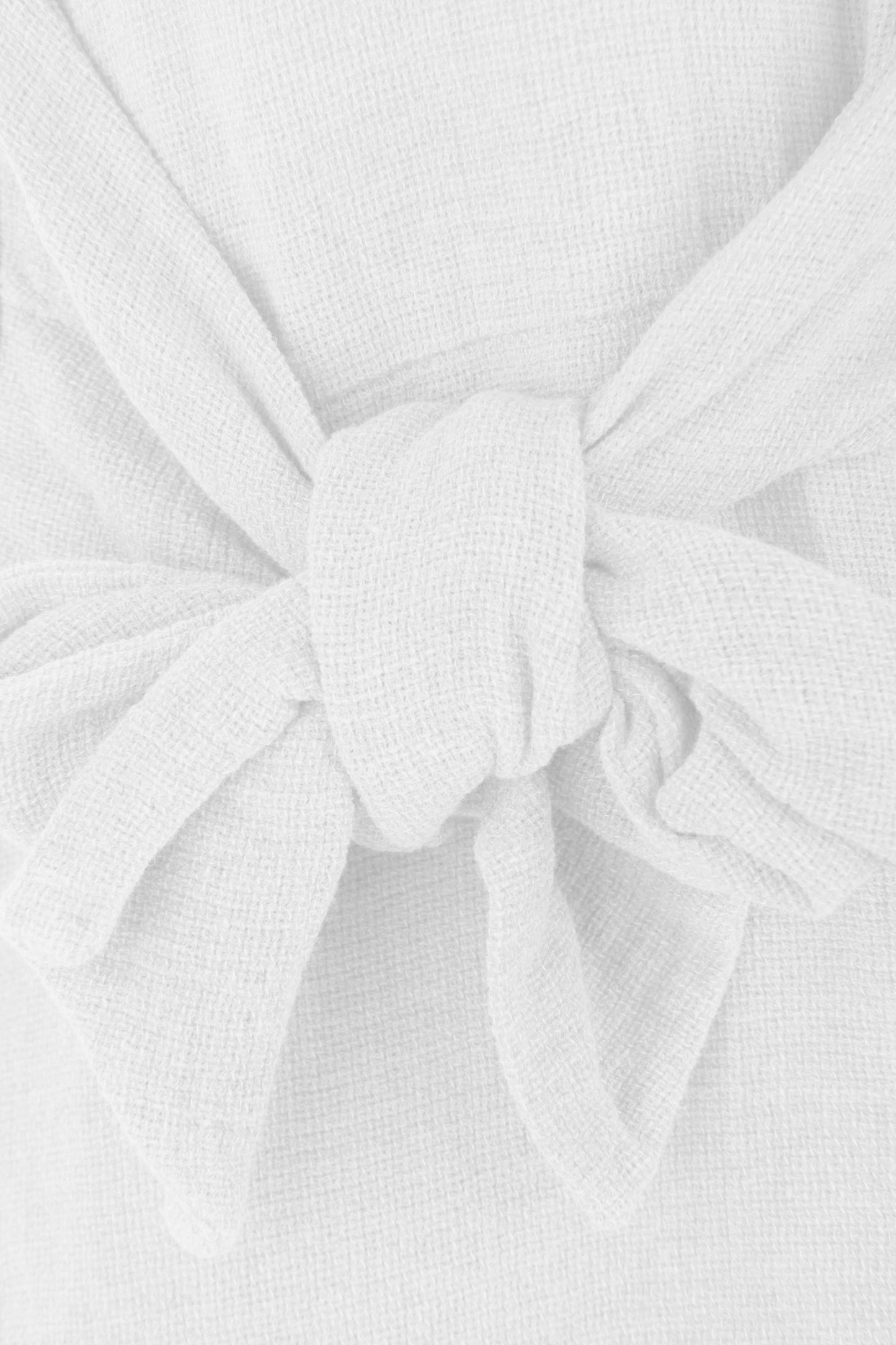 Side Tie Teabag Linen Top