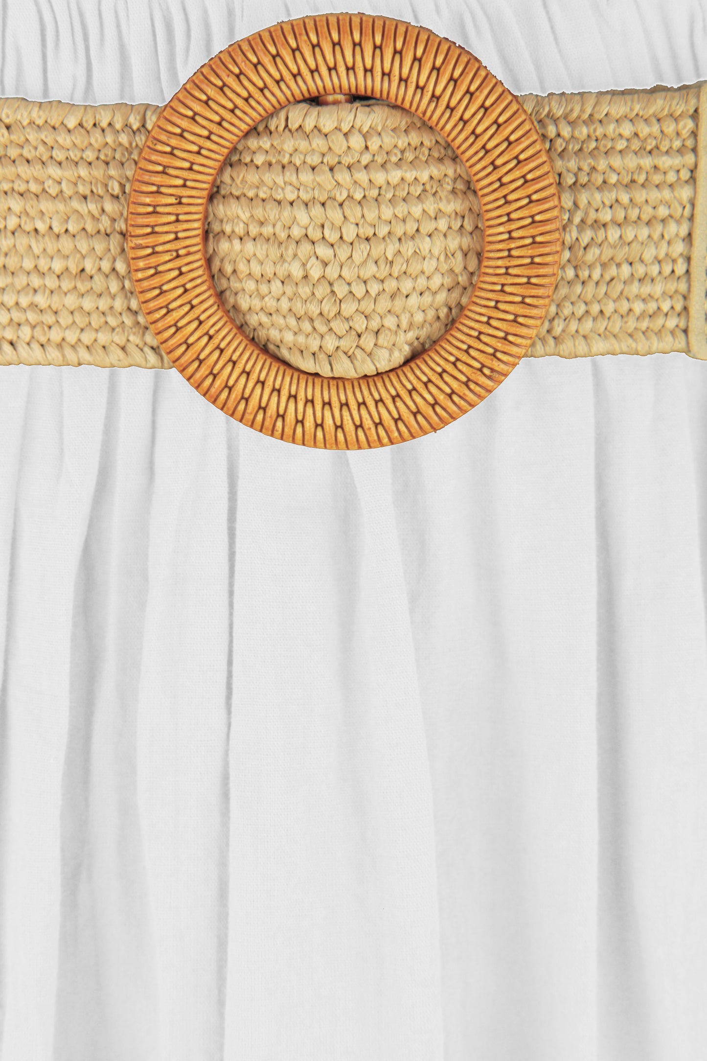 Tiered Midi Skirt with Belt