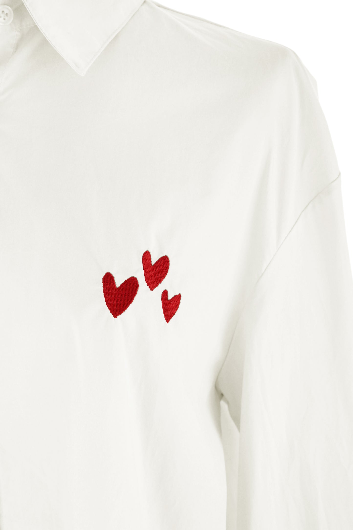 Heart Embroidery Shirt