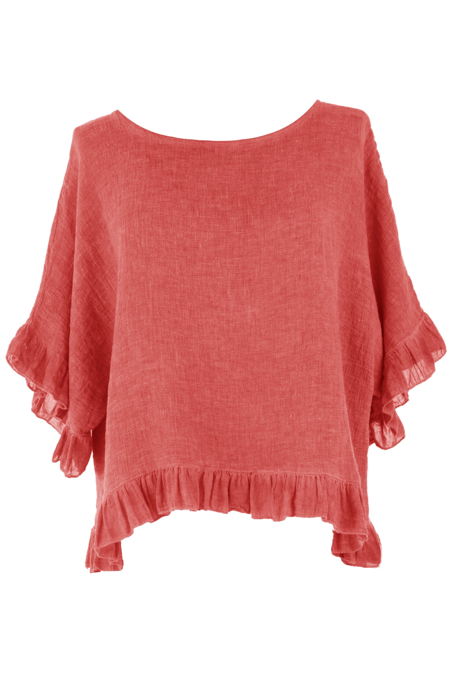 Frill Hem Teabag Top