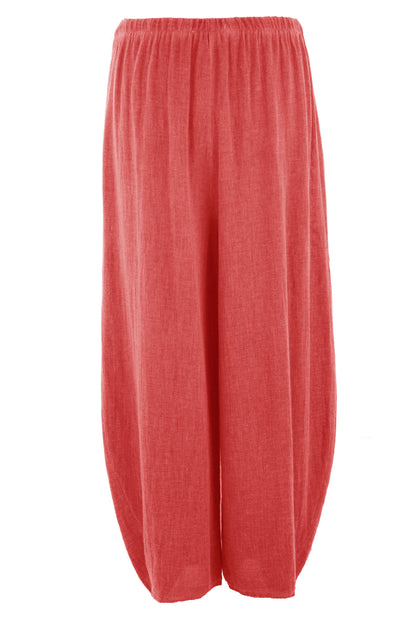 2 Slit Pocket Teabag Linen Trouser