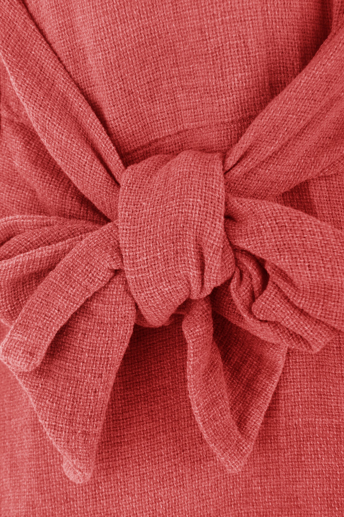 Side Tie Teabag Linen Top