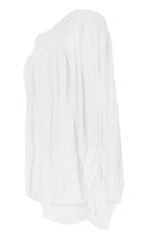 Load image into Gallery viewer, Ruched Neck Silk Blouse
