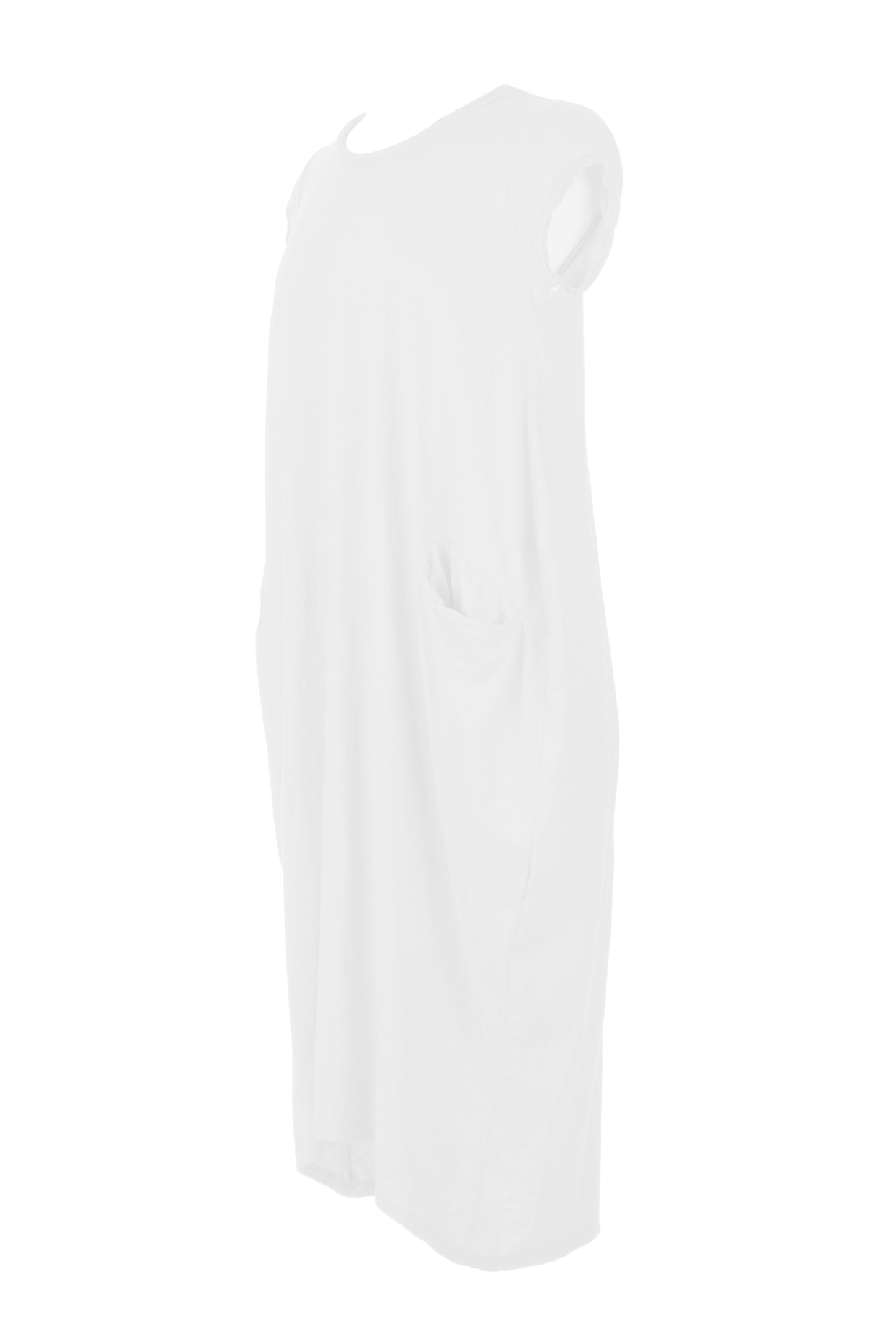 Cap Sleeve 2 Pocket Cotton Midi