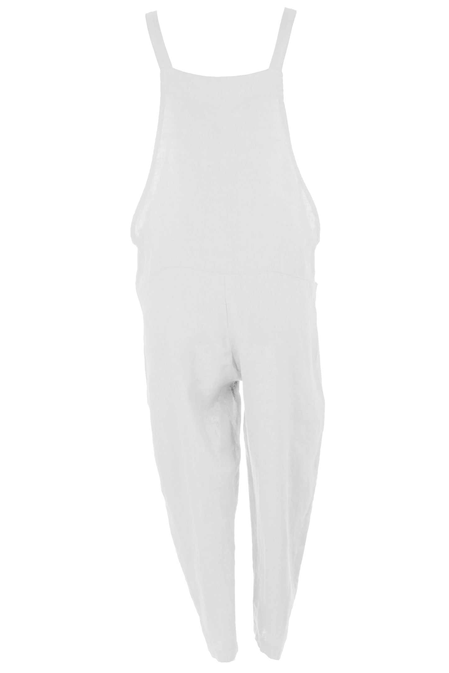 Tie Knot Linen Dungarees
