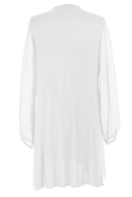 Load image into Gallery viewer, Frill Tassel Silk Blouse
