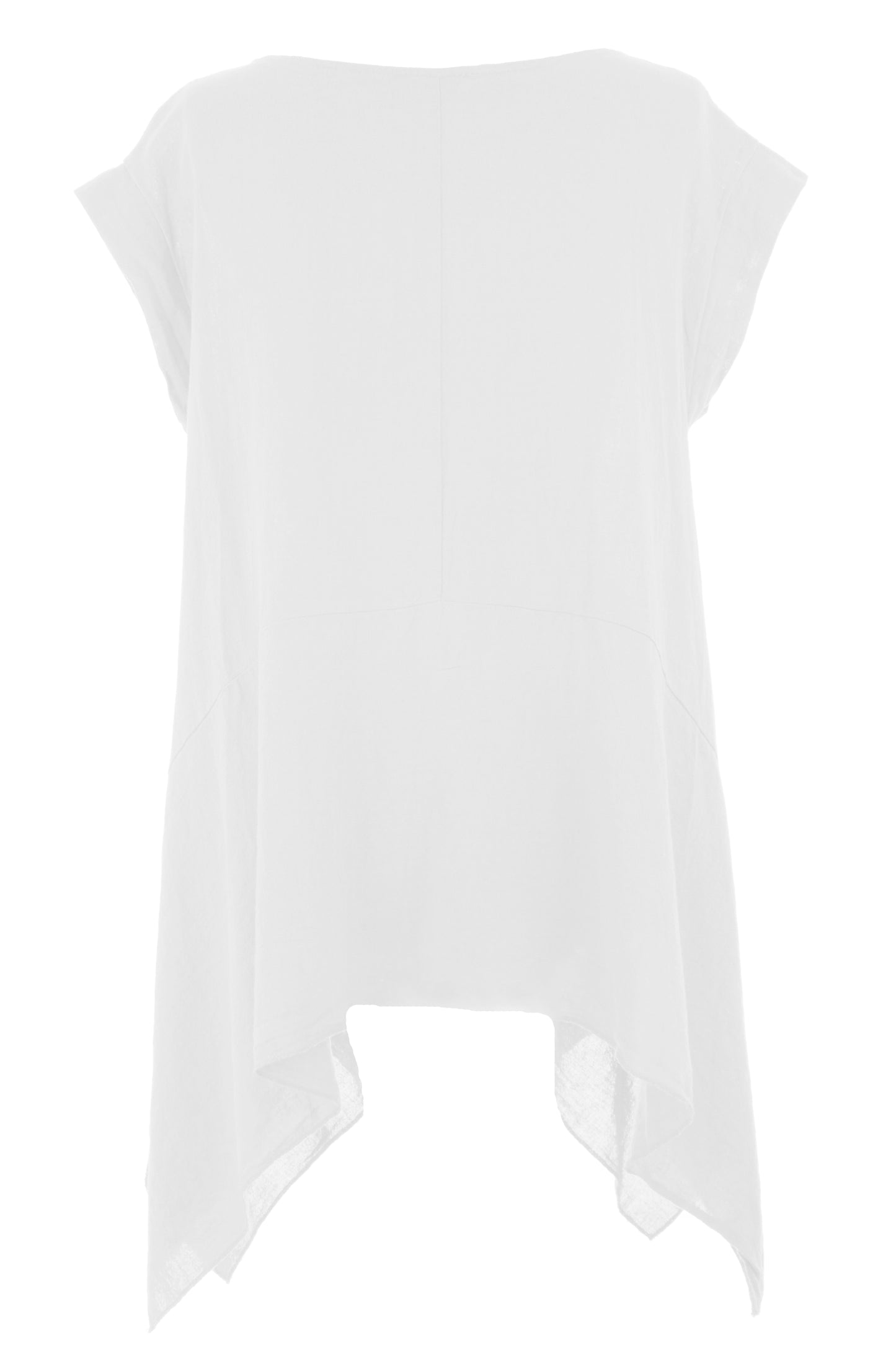 Hanky Hem Linen Top