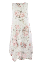 Load image into Gallery viewer, Floral Square Neck Linen Dress
