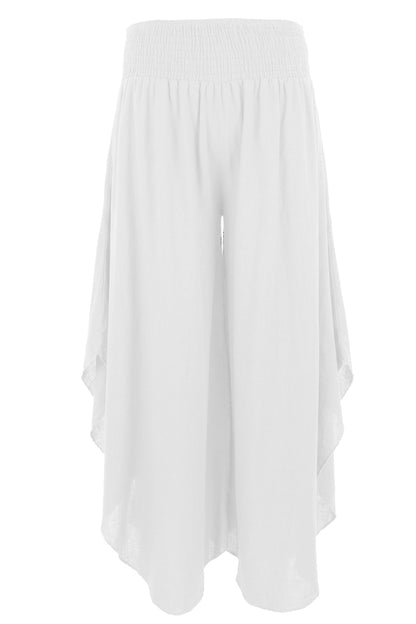 Side Split Linen Trouser