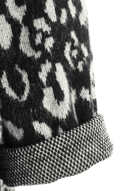 Cowl Cheetah Soft Knit Dress