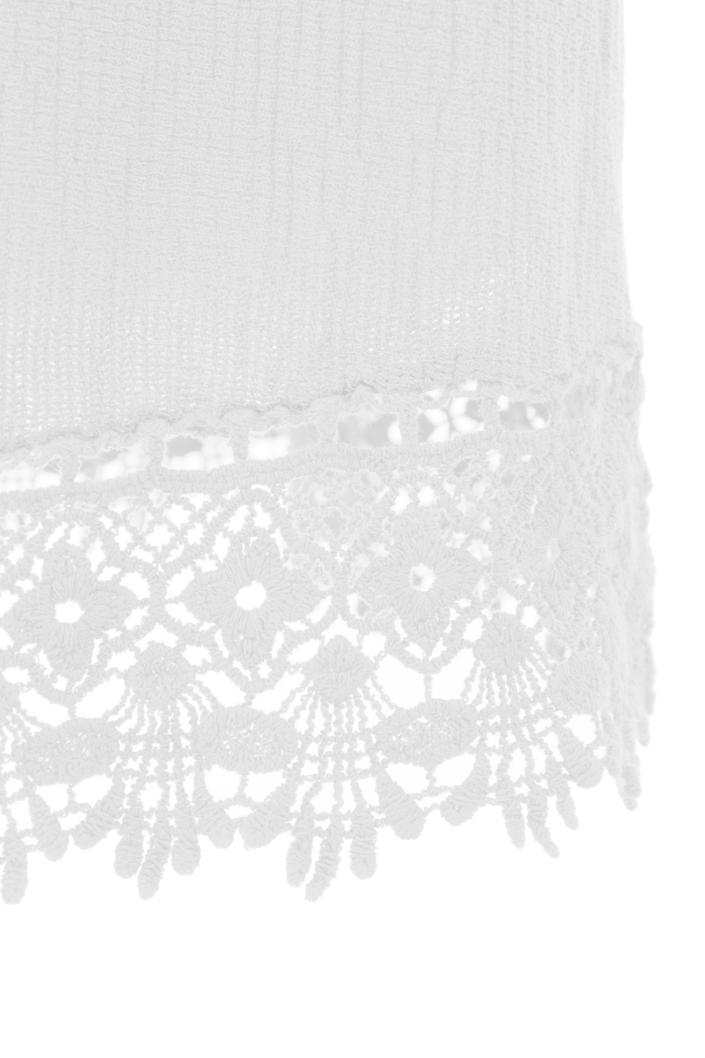 Crochet Trim Teabag Cotton Top