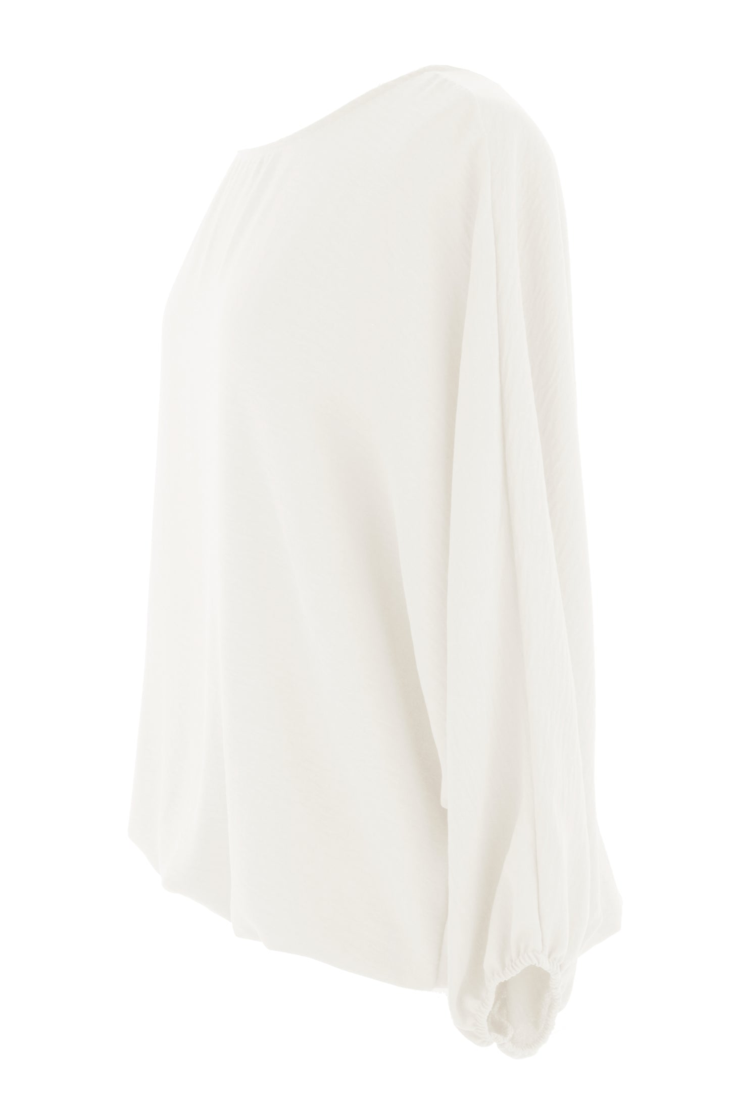 Puffball Hem Necklace Top