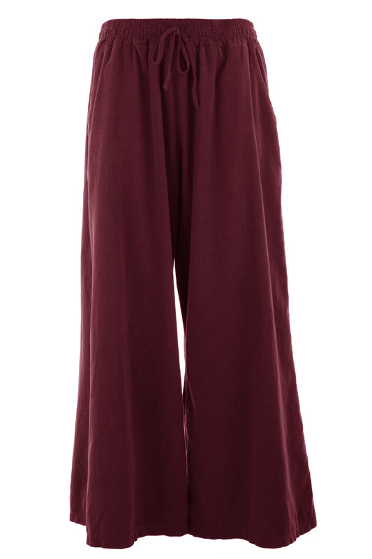 Wide Leg Corduroy Trouser