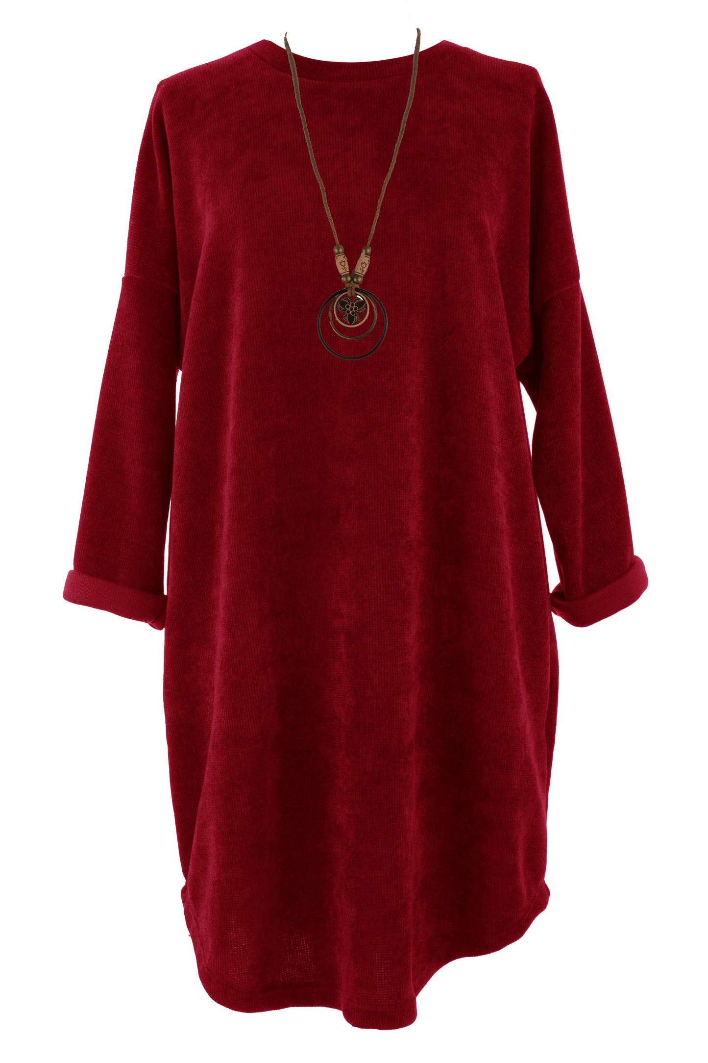 Chenille Necklace Dress