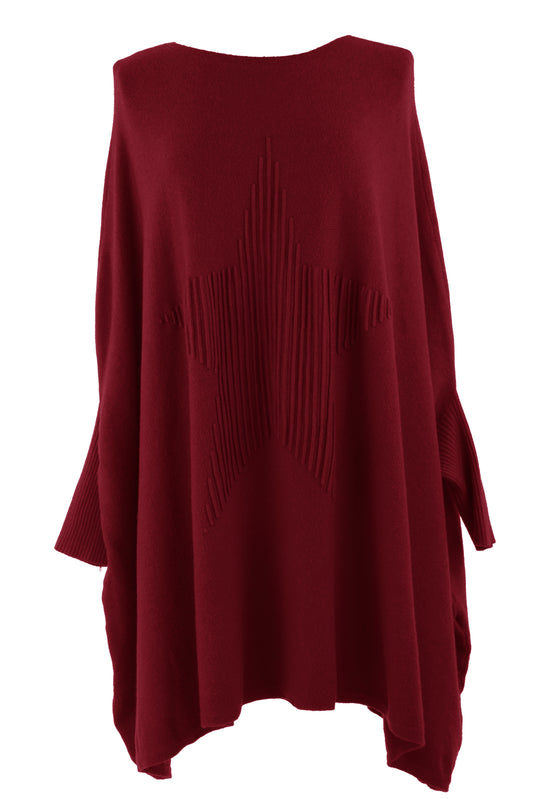 Ribbed Star Jumper
