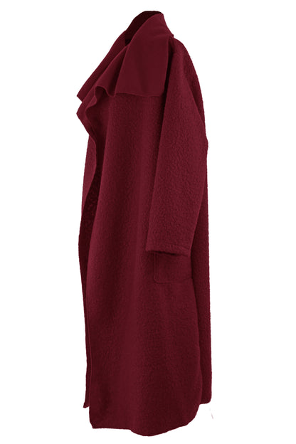 Plain Boucle Coat