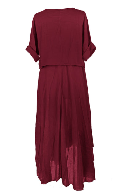 2 Piece Flare Dress