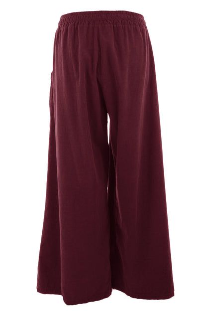 Wide Leg Corduroy Trouser