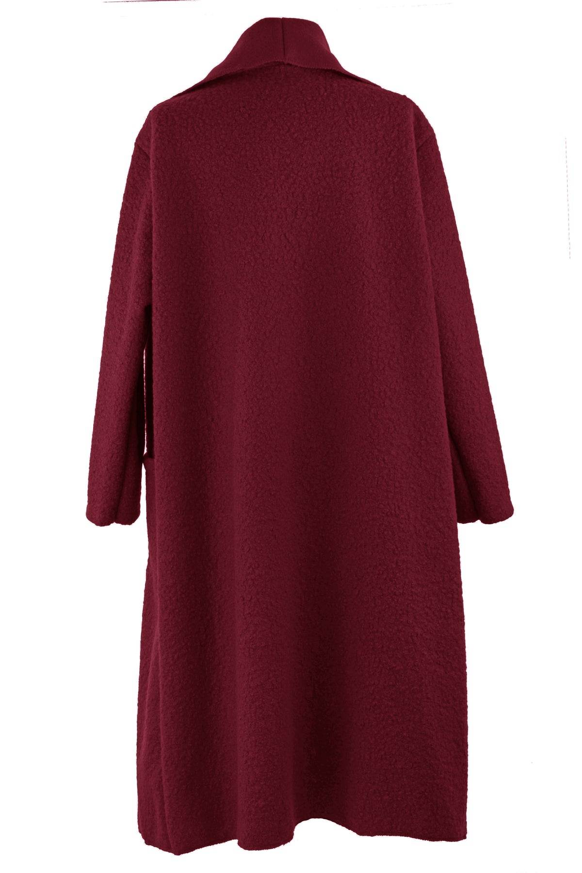 Plain Boucle Coat