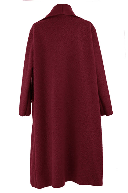 Plain Boucle Coat