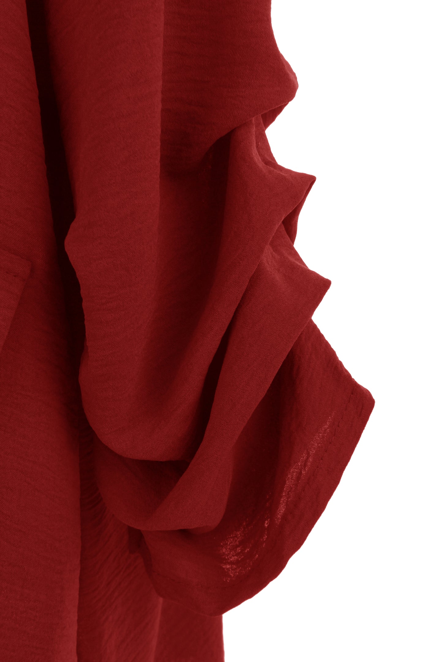 Pleated Satin Jumper Dress