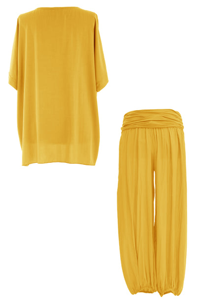 Cotton Top Trouser Set