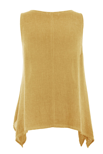 Teabag Linen Vest
