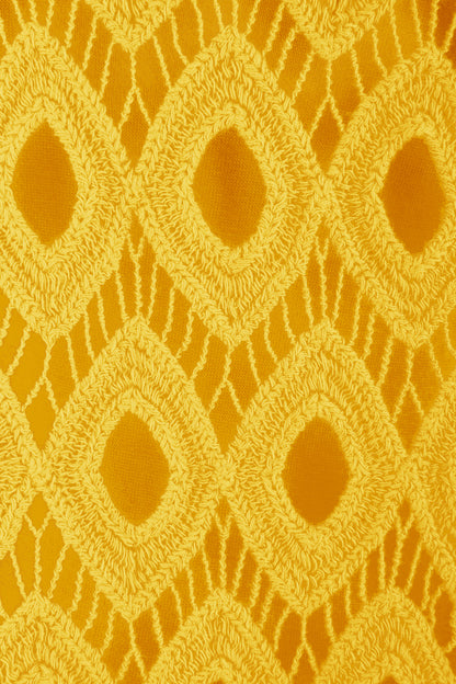 Diamond Crochet Top with Vest