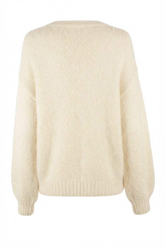 Frog Fastening Wool Cardigan