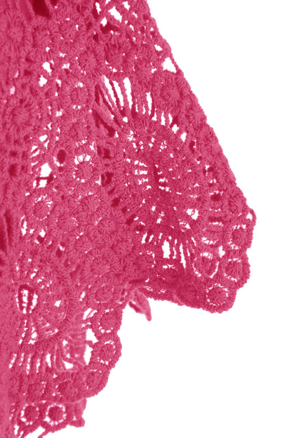 Crochet Trim Cotton Top