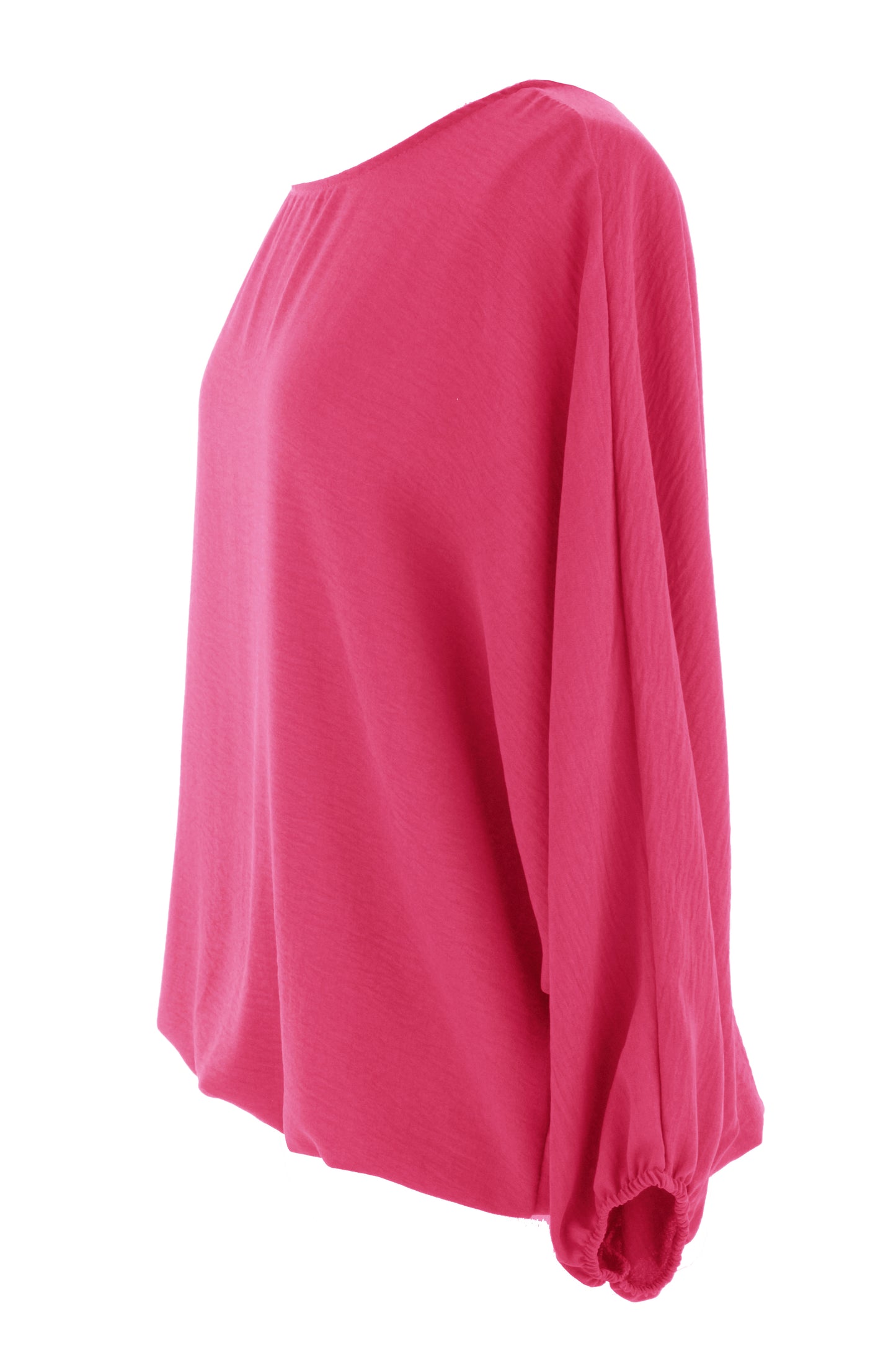 Puffball Hem Necklace Top