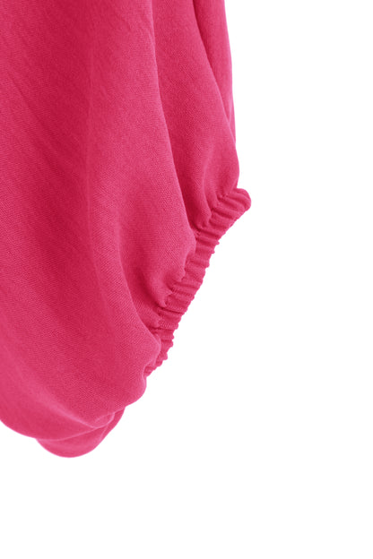 Puffball Hem Necklace Top