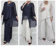 Load image into Gallery viewer, V Neck Asymmetric Silk Top
