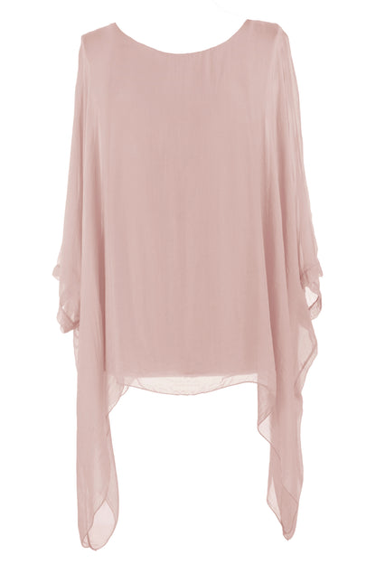Batwing Silk Top