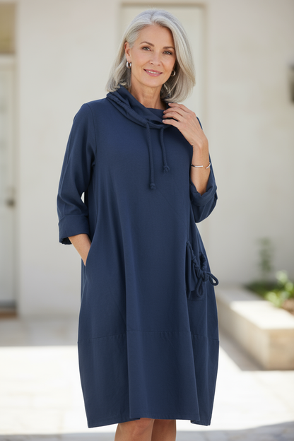 Cowl Neck Dress