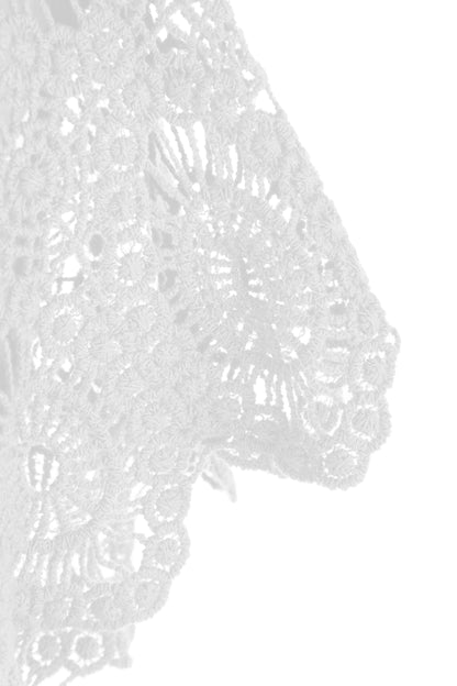 Crochet Trim Cotton Top