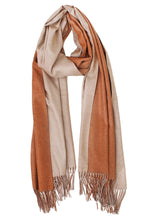 Load image into Gallery viewer, Two Tone Reversible Cashmere Scarf
