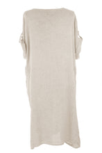 Load image into Gallery viewer, 2 Ruched Pocket Linen Dress
