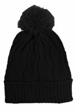 Load image into Gallery viewer, Fleece Lined Cable Knit Hat
