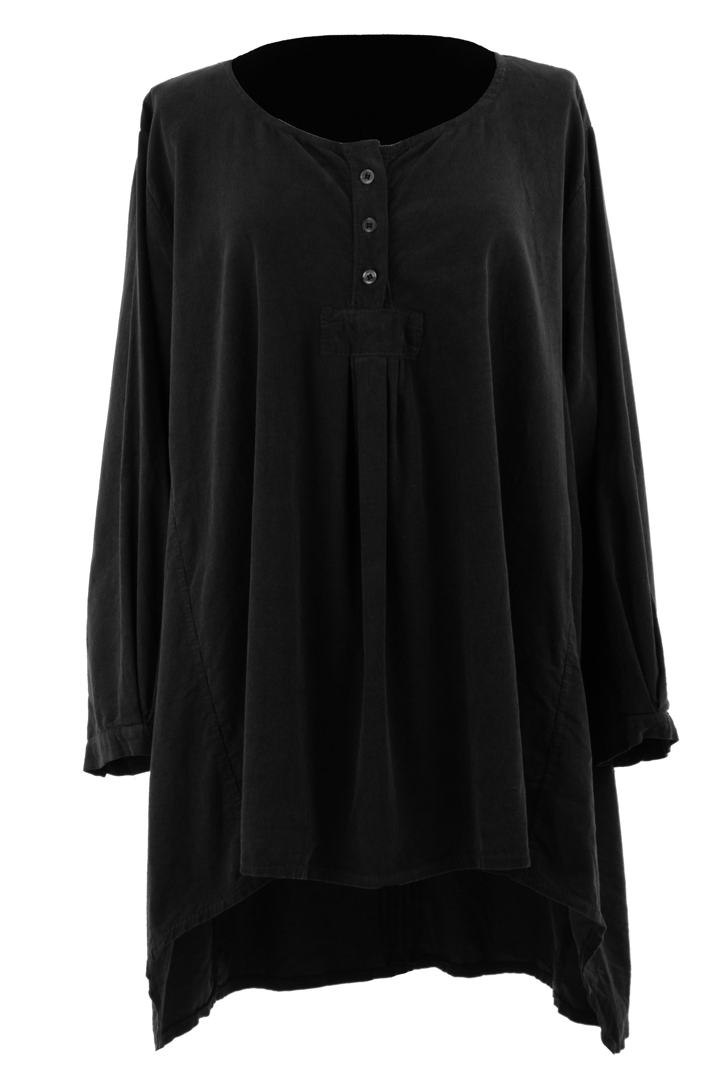 3 Button Corduroy Tunic