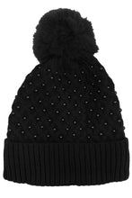 Load image into Gallery viewer, Pearl Knit Fleece Lined Hat
