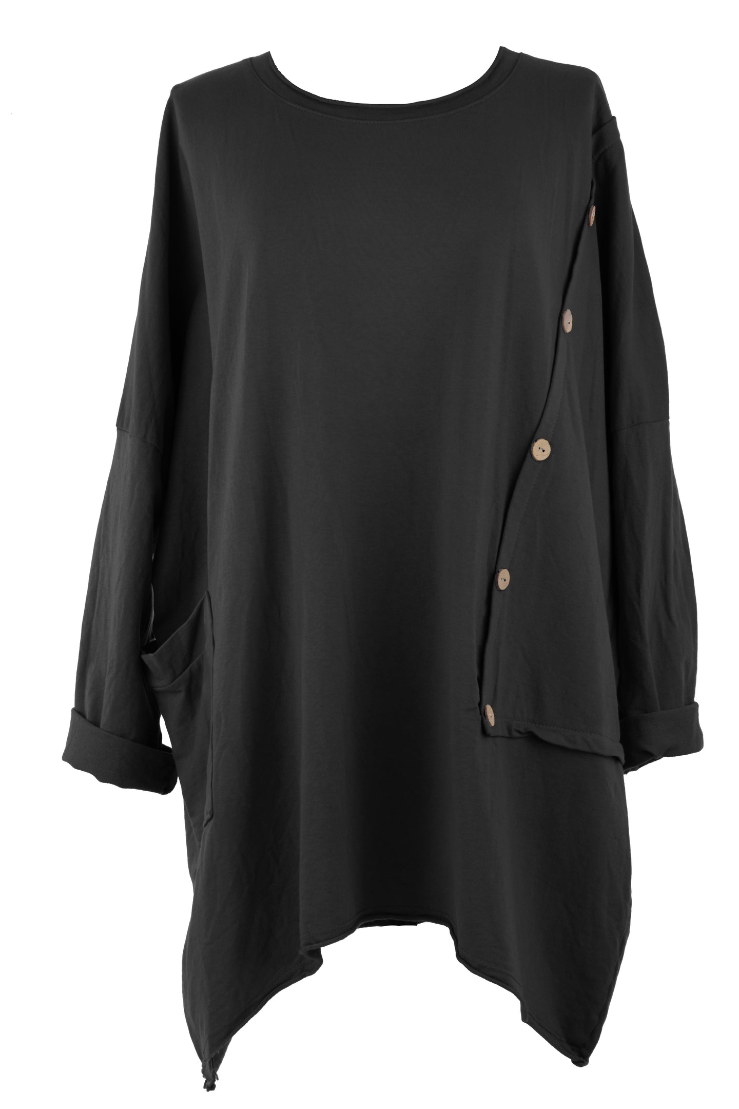 One Pocket Button Detail Tunic