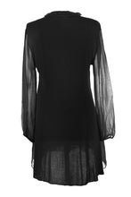 Load image into Gallery viewer, Frill Neck Silk Tassel Tunic
