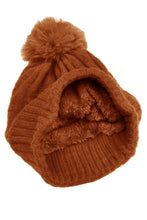 Load image into Gallery viewer, Fleece Lined Cable Knit Hat
