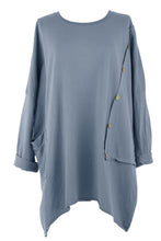 Load image into Gallery viewer, One Pocket Button Detail Tunic
