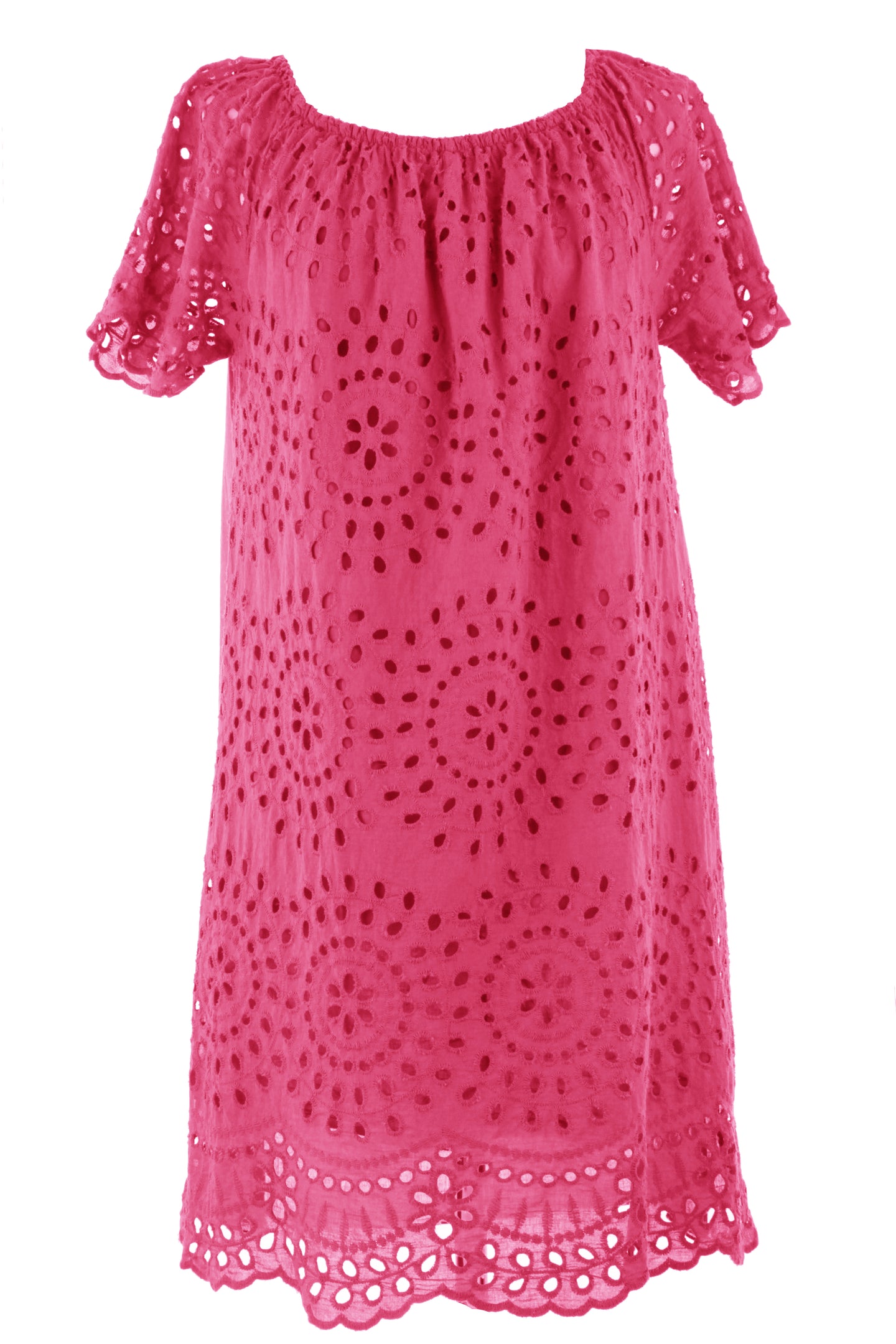 Broderie Anglaise Bardot Dress